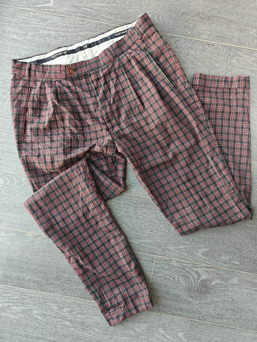 Burberry Plaid Pants